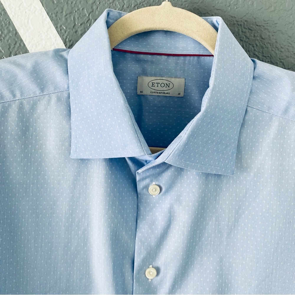 ETON Men’s Dress Shirt Contemporary Fit 46/18 XXL